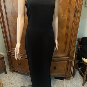 Tahari Elegant Black Strapless Dress